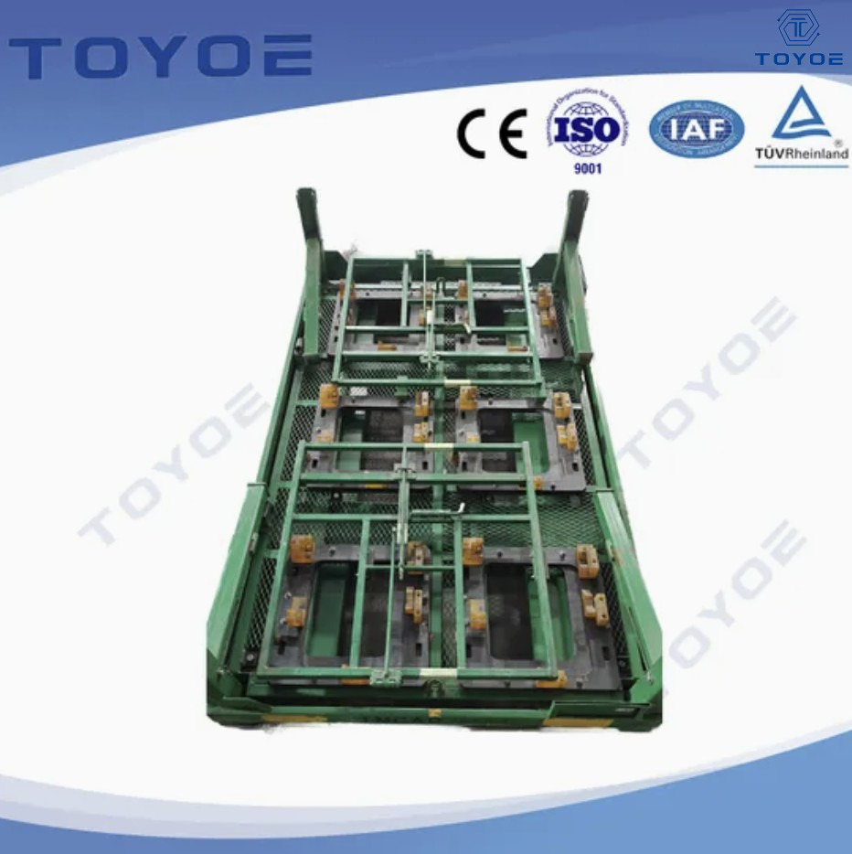 TOYOE حامل أجزاء محرك السيارات لحلول التخزين والنقل الفولاذية شديدة التحمل