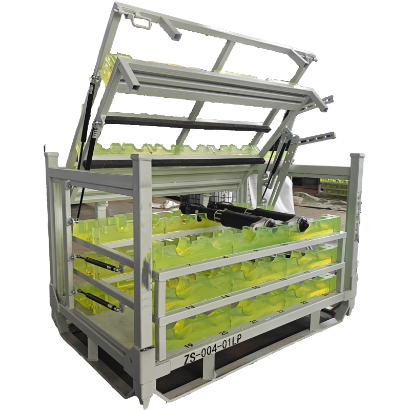 رف تخزين معدني فاصل من مادة البولي يوريثين