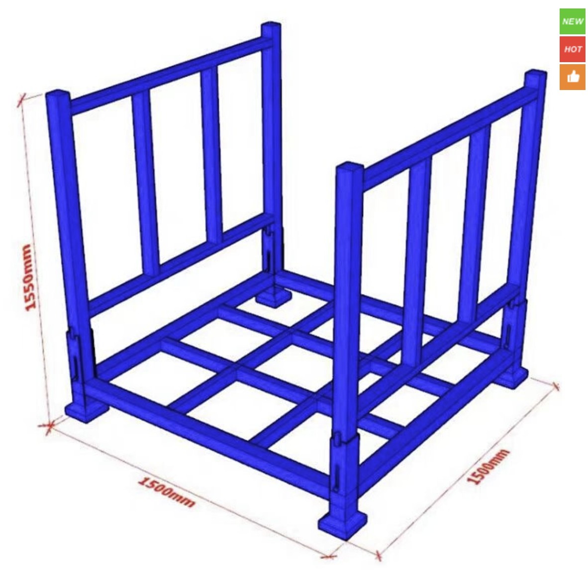 حجم صندوق البليت الصلب